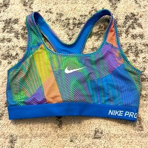 Nike Pro Colorful Bra Size M